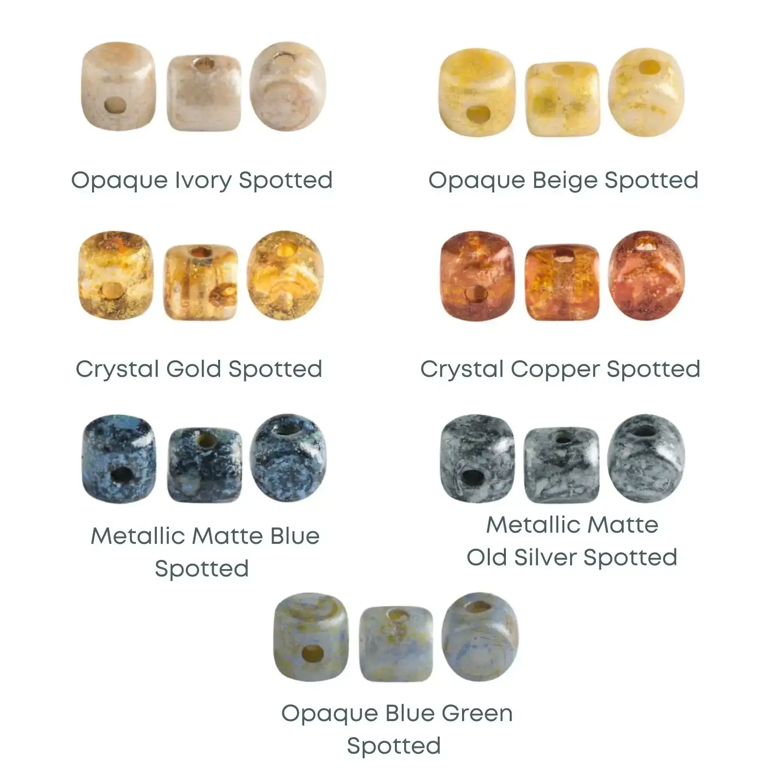 Minos Beads par Puca, Spotted, 5g or 20g