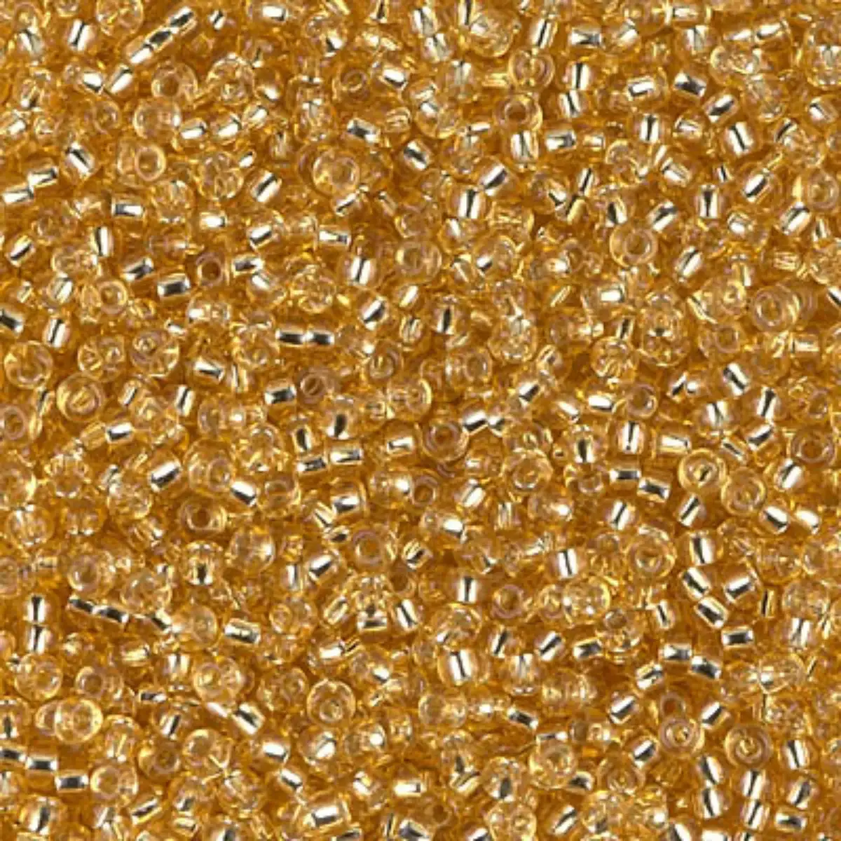 Miyuki 11/0 Seed Beads, 11-0003, Silver Lined Gold, 10g