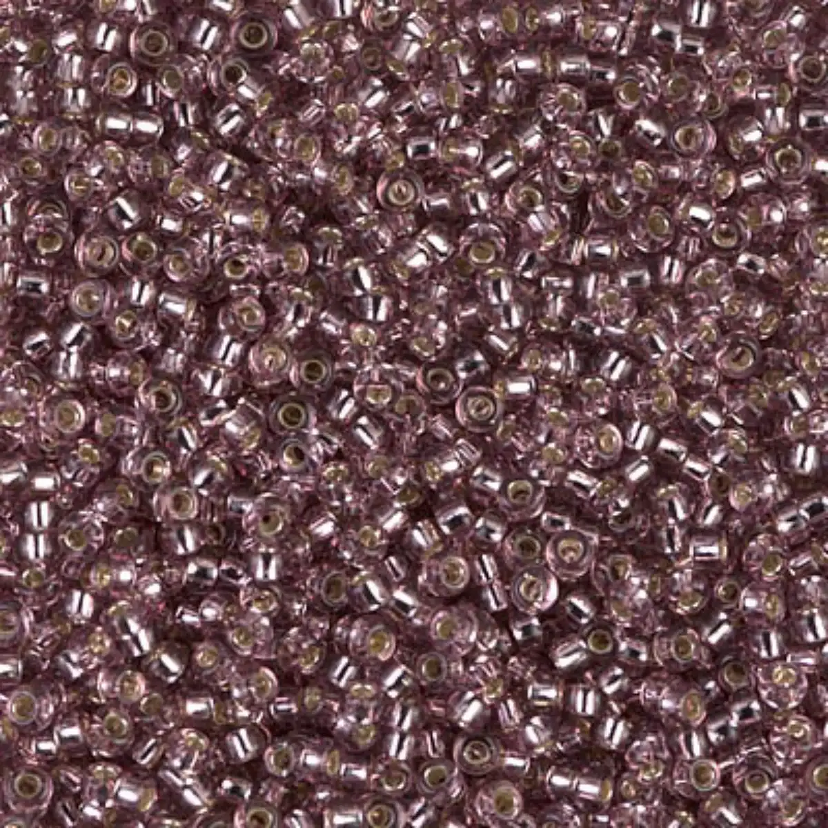 Miyuki 11/0 Seed Beads, 11-0012, Silver Lined Smoky Amethyst, 10g