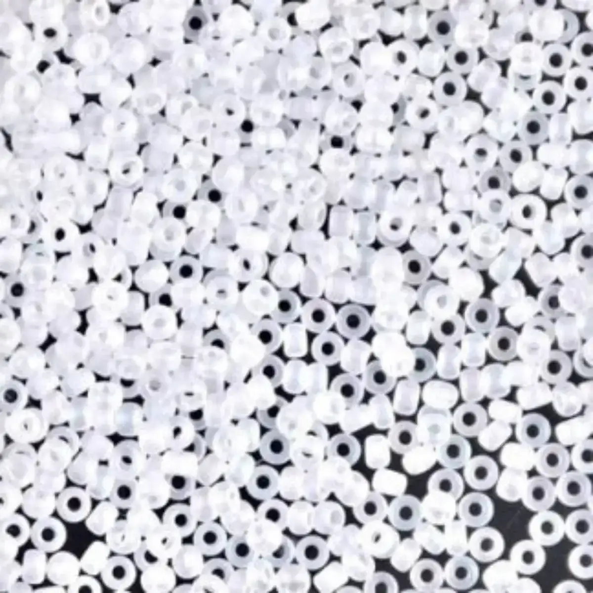Miyuki 11/0 Seed Beads, 11-0131SFR, Semi-Matte Crystal AB, 10g