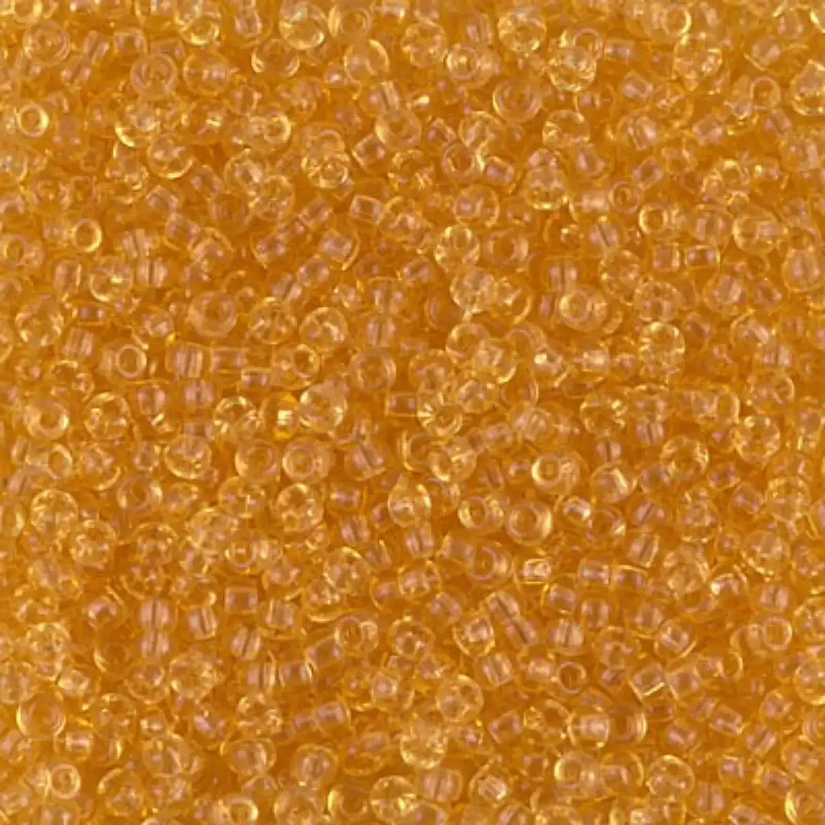 Miyuki 11/0 Seed Beads, 11-0132, Transparent Light Topaz, 10g