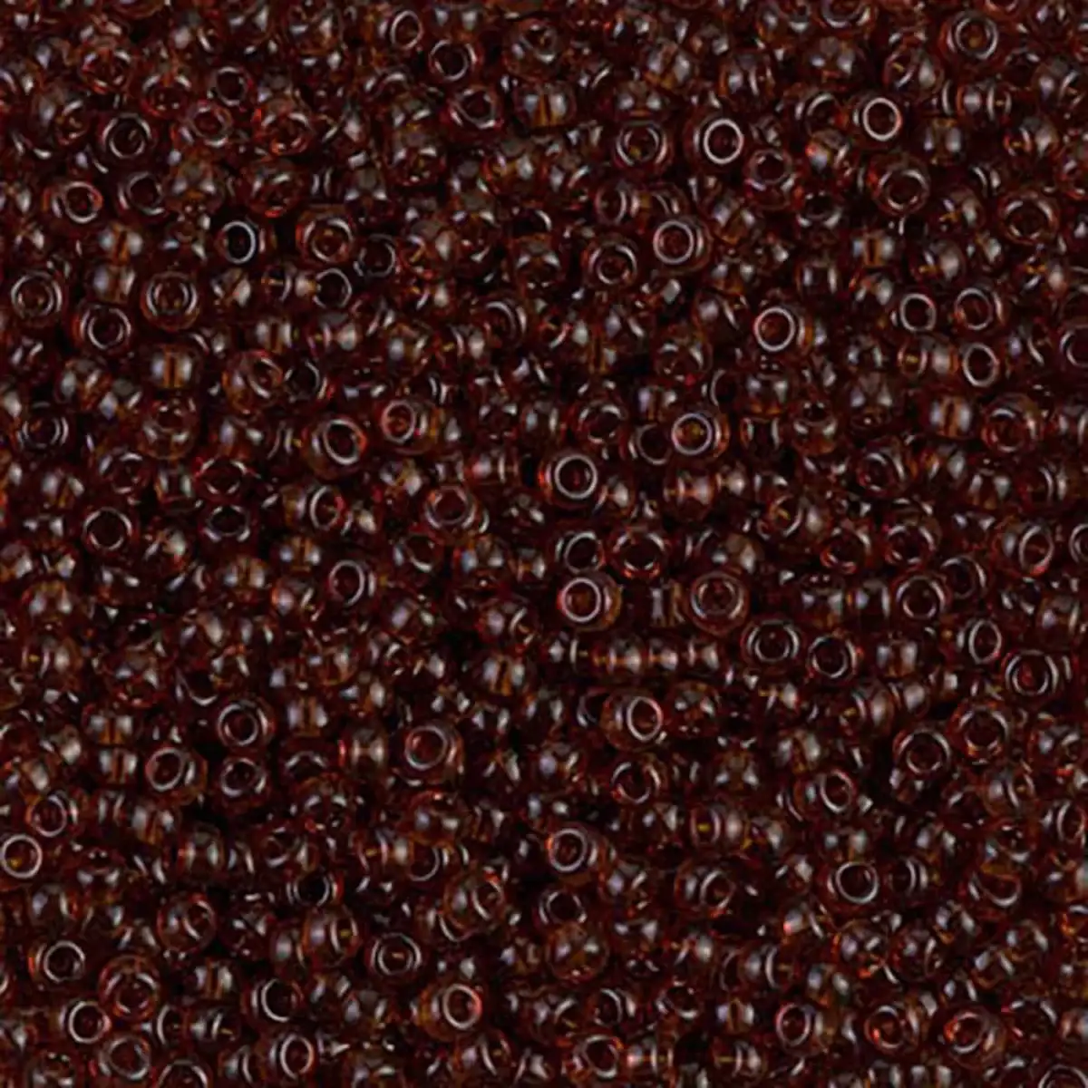 Miyuki 11/0 Seed Beads, 11-0134D, Transparent Dark Topaz, 10g