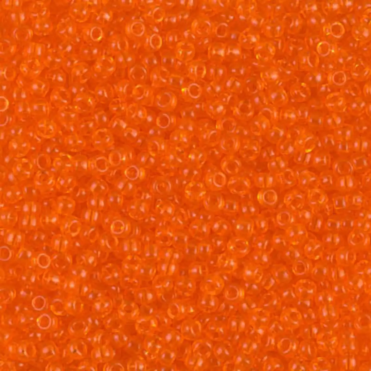 Miyuki 11/0 Seed Beads, 11-0138, Transparent Orange, 10g
