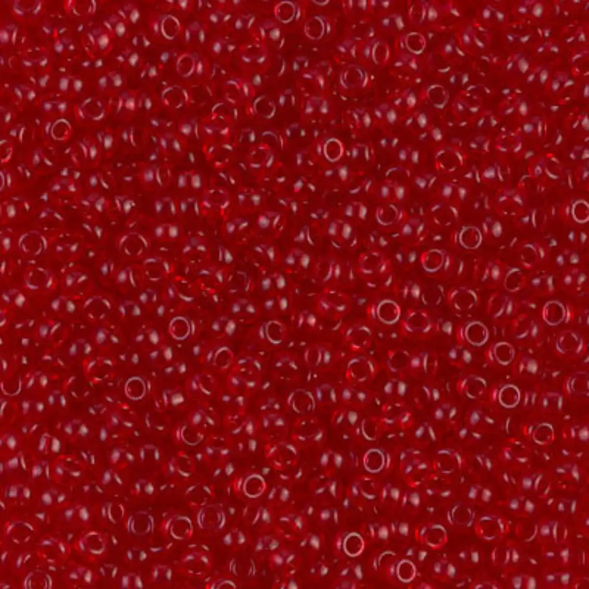 Miyuki 11/0 Seed Beads, 11-0141, Transparent Red, 10g