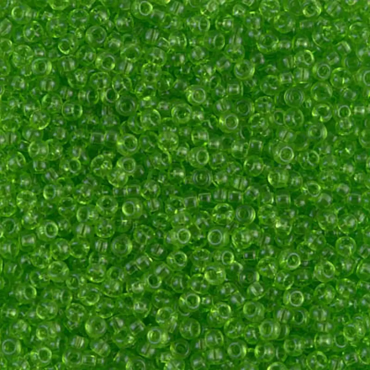 Miyuki 11/0 Seed Beads, 11-0144, Transparent Lime, 10g