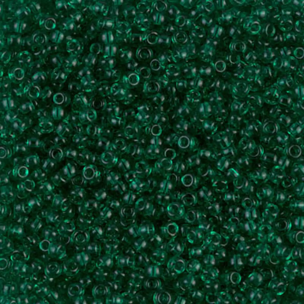 Miyuki 11/0 Seed Beads, 11-0147, Transparent Emerald, 10g