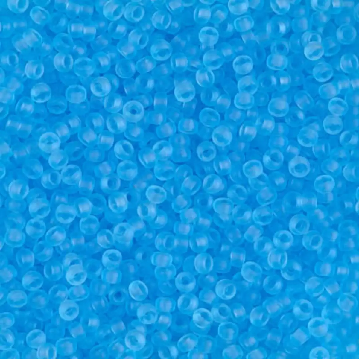 Miyuki 11/0 Seed Beads, 11-0148F, Matte Transparent Light Blue, 10g