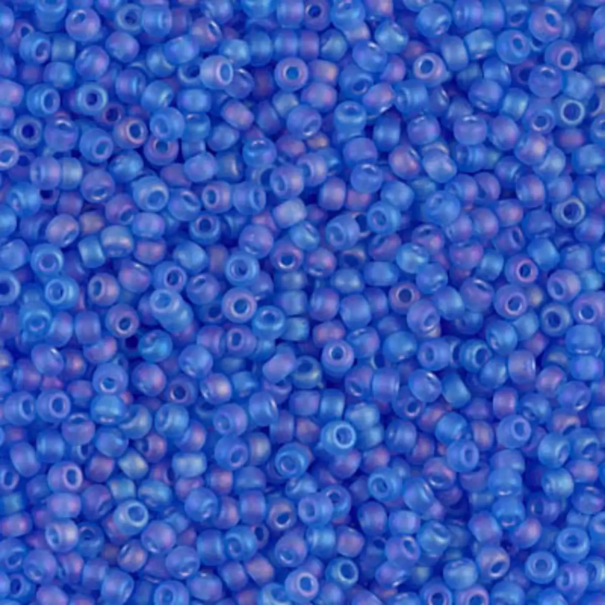 Miyuki 11/0 Seed Beads, 11-0150FR, Matte Transparent Sapphire AB, 10g