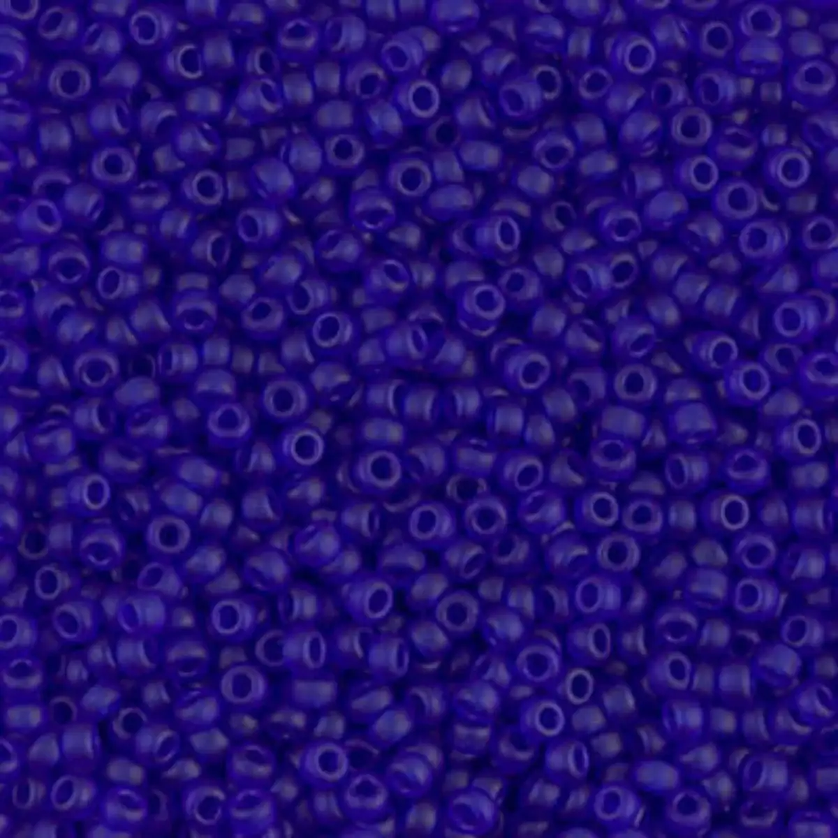 Miyuki 11/0 Seed Beads, 11-0151F, Matte Transparent Cobalt, 10g