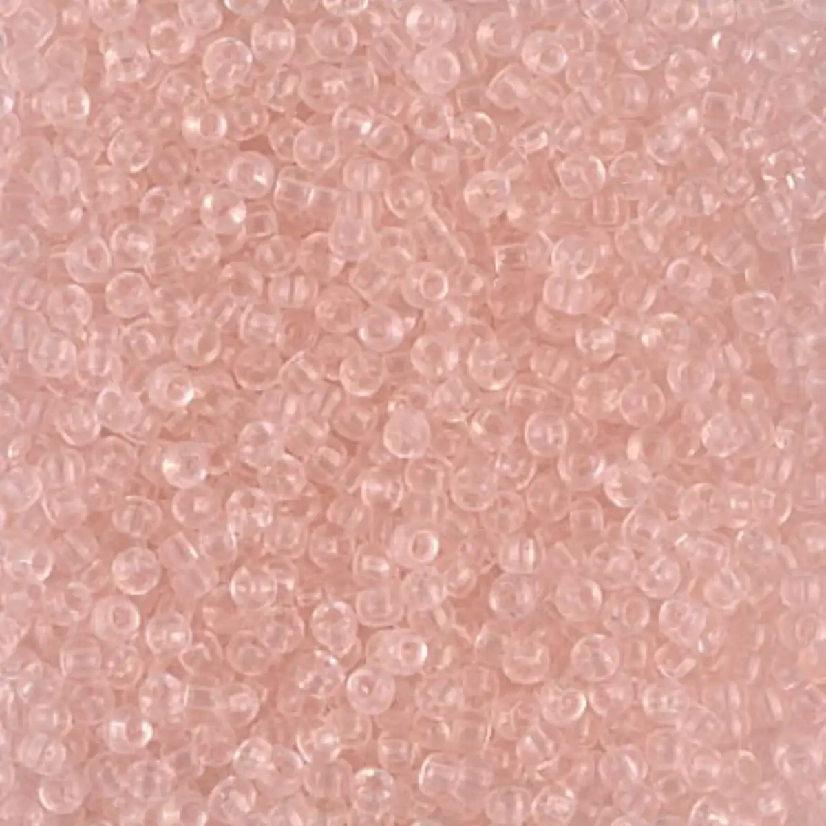 Miyuki 11/0 Seed Beads, 11-0155, Transparent Light Tea Rose, 10g