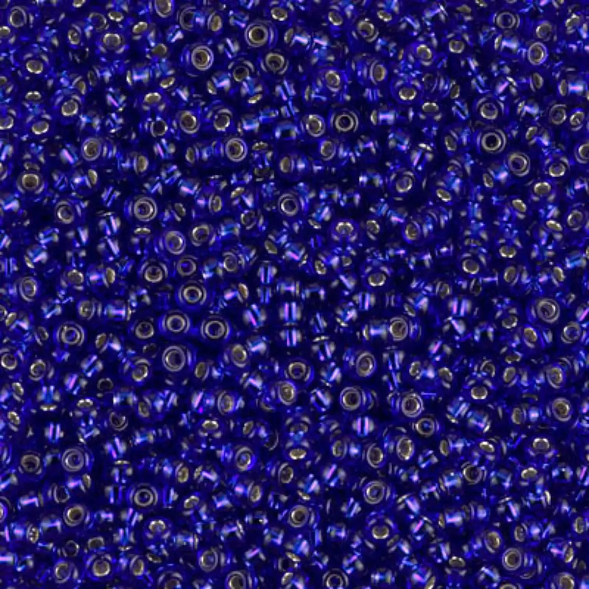 Miyuki 11/0 Seed Beads, 11-0020, Silver Lined Cobalt, 10g