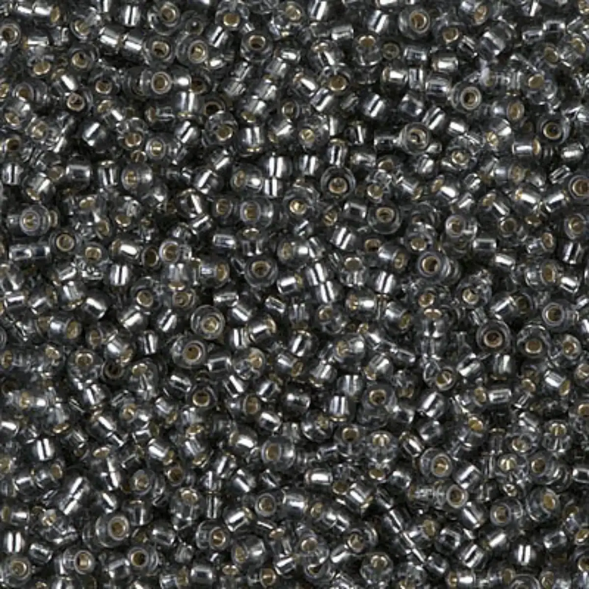 Miyuki 11/0 Seed Beads, 11-0021, Silver Lined Grey, 10g