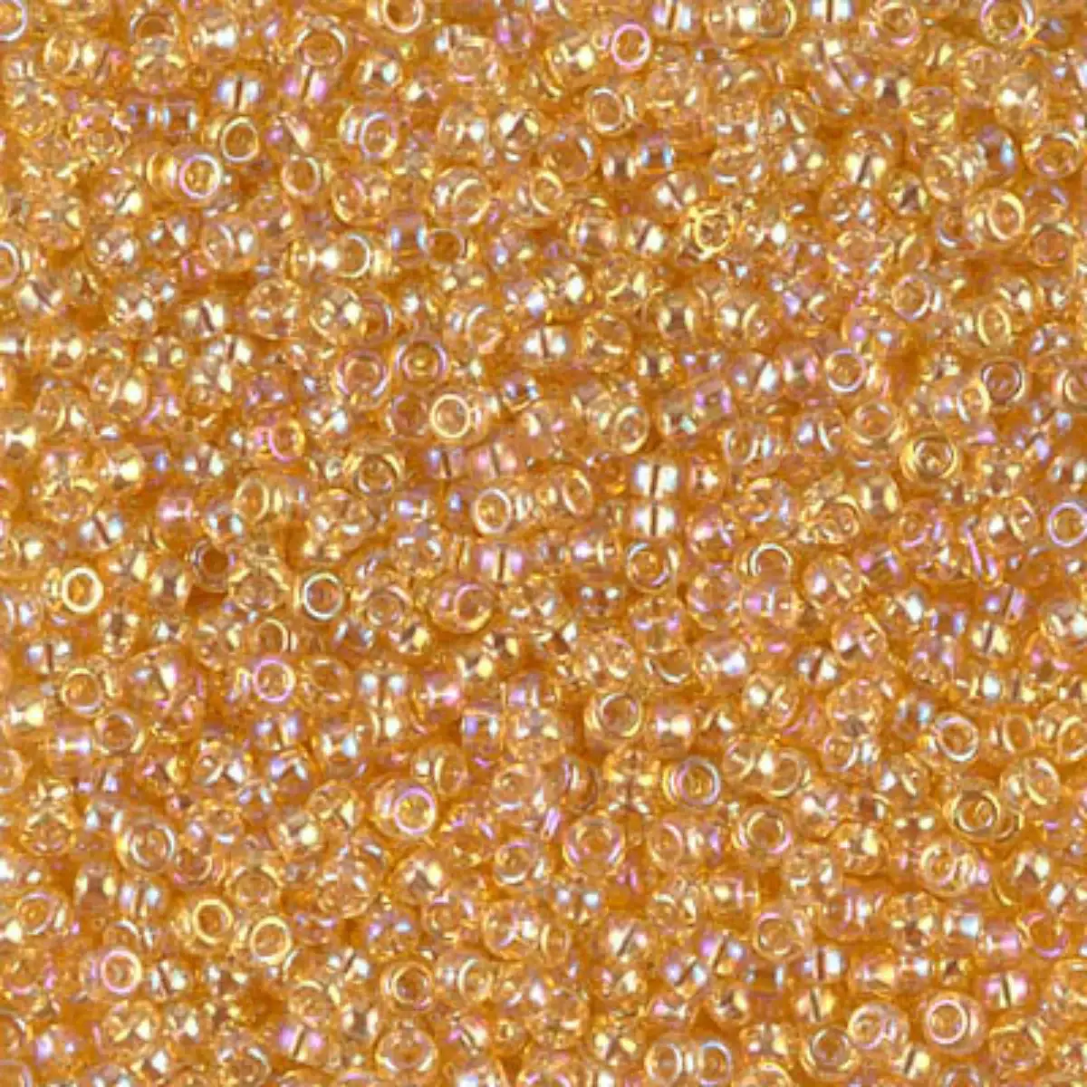Miyuki 11/0 Seed Beads, 11-0251, Light Topaz AB, 10g