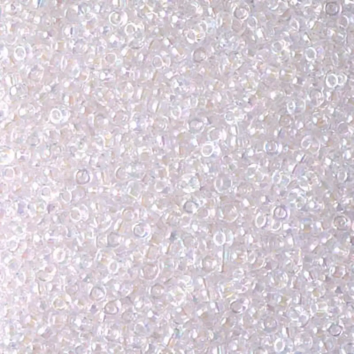 Miyuki 11/0 Seed Beads, 11-0265, Transparent Pale Pink AB, 10g