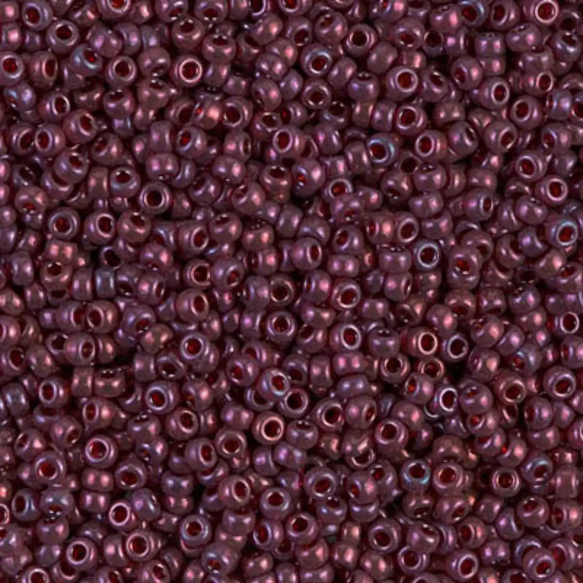 Miyuki 11/0 Seed Beads, 11-0313, Cranberry Gold Luster, 10g
