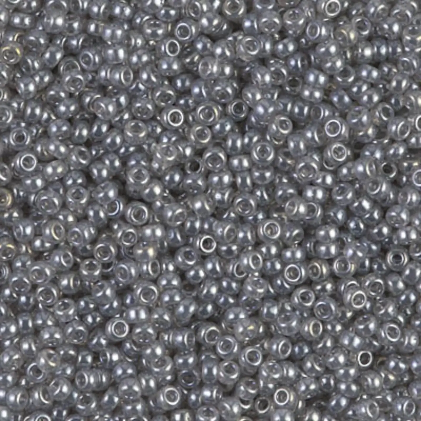 Miyuki 11/0 Seed Beads, 11-0368, Silver Gray Luster, 10g