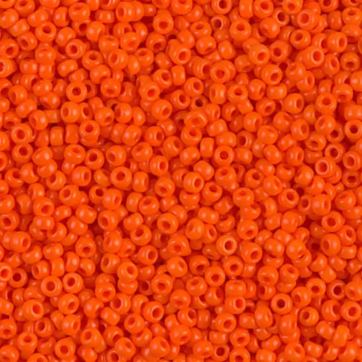 Miyuki 11/0 Seed Beads, 11-0406, Opaque Orange, 10g