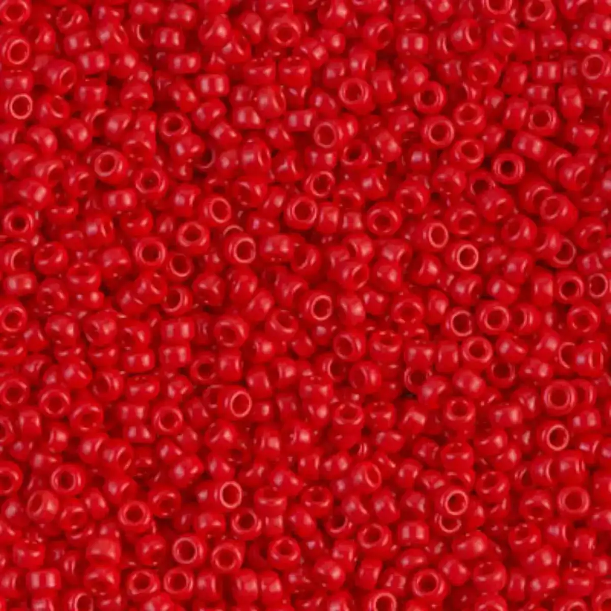 Miyuki 11/0 Seed Beads, 11-0408, Opaque Red, 10g