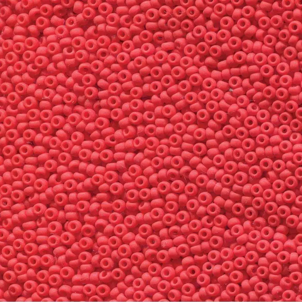 Miyuki 11/0 Seed Beads, 11-0408F, Matte Red, 10g