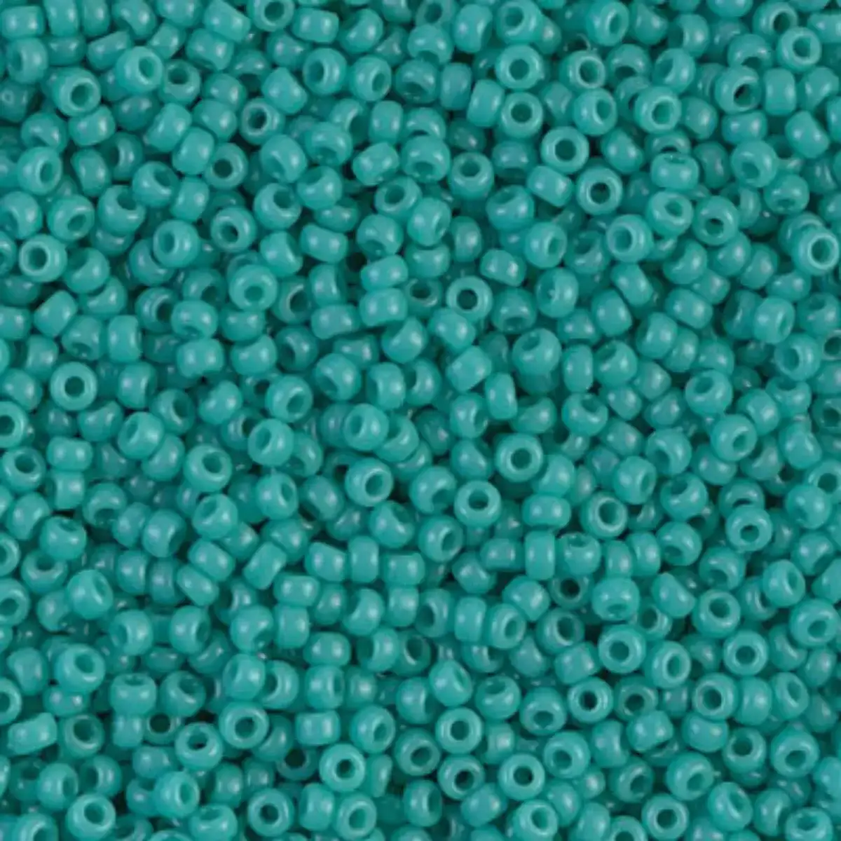 Miyuki 11/0 Seed Beads, 11-0412, Opaque Turquoise Green, 10g