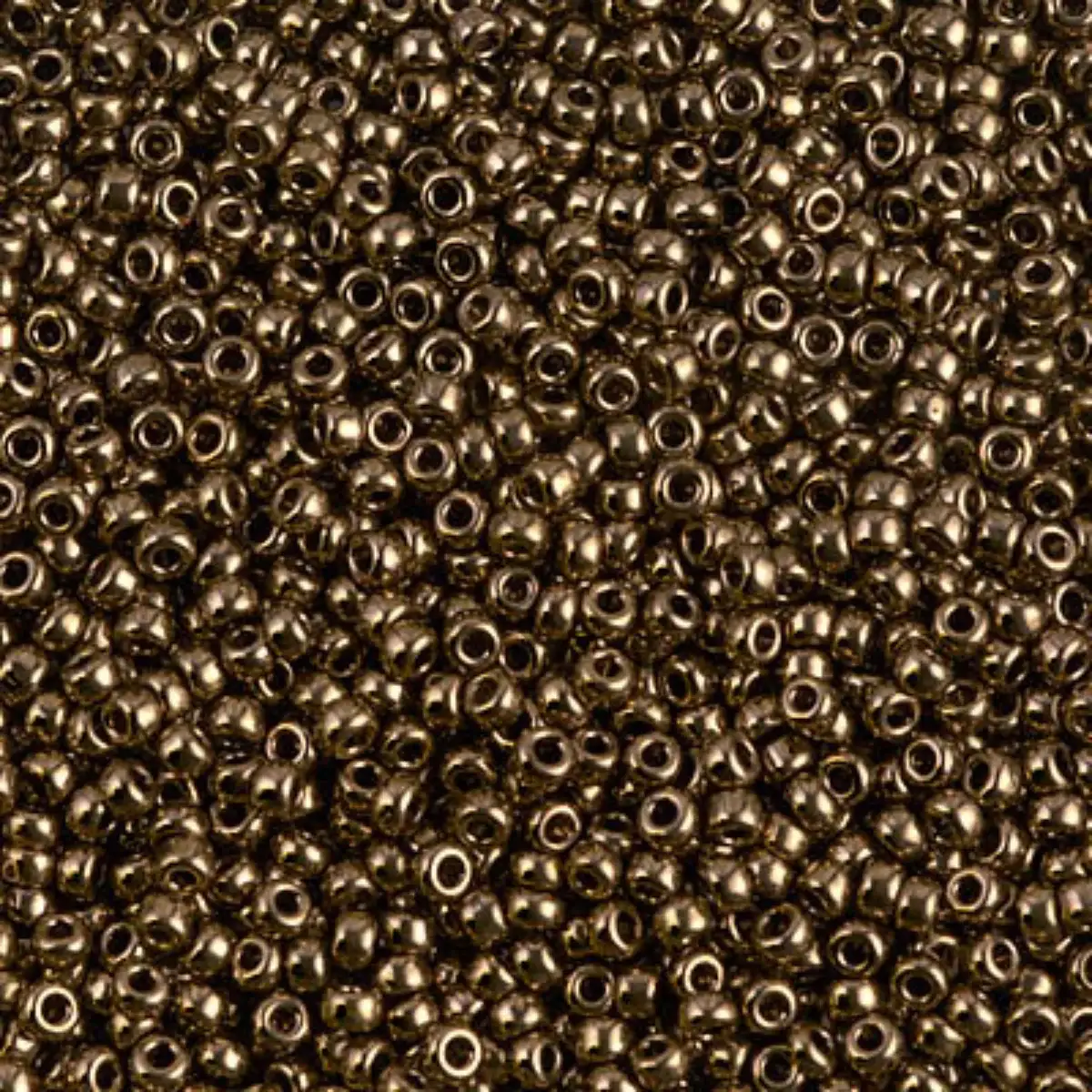 Miyuki 11/0 Seed Beads, 11-0457, Dark Bronze, 10g
