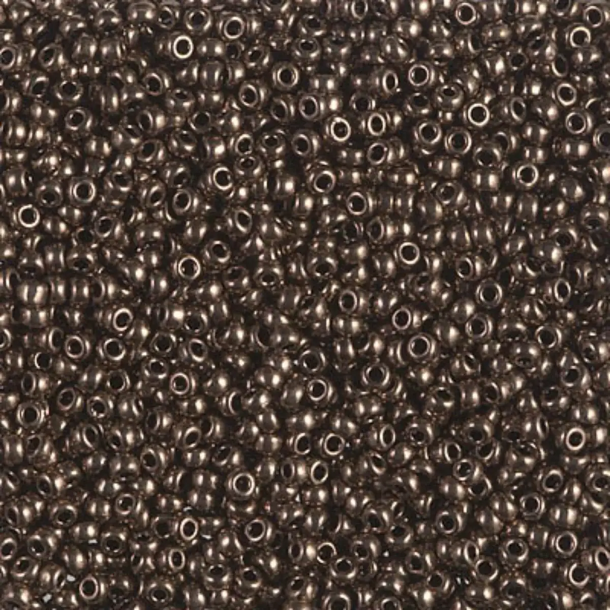 Miyuki 11/0 Seed Beads, 11-0461, Metallic Chocolate, 10g