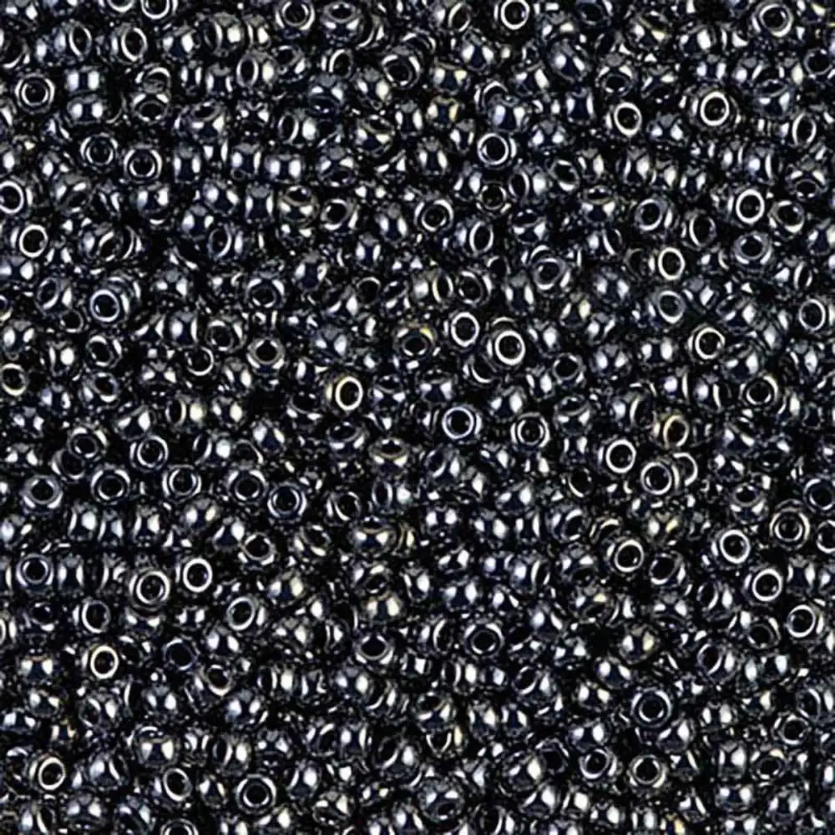 Miyuki 11/0 Seed Beads, 11-0464, Light Gunmetal, 10g