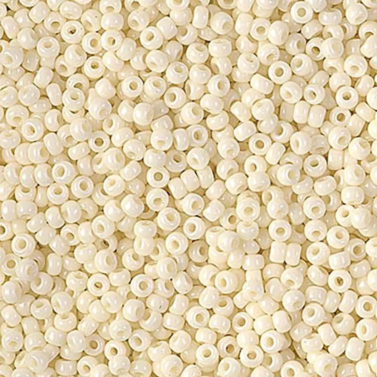 Miyuki 11/0 Seed Beads, 11-0491, Ivory Pearl Ceylon, 10g