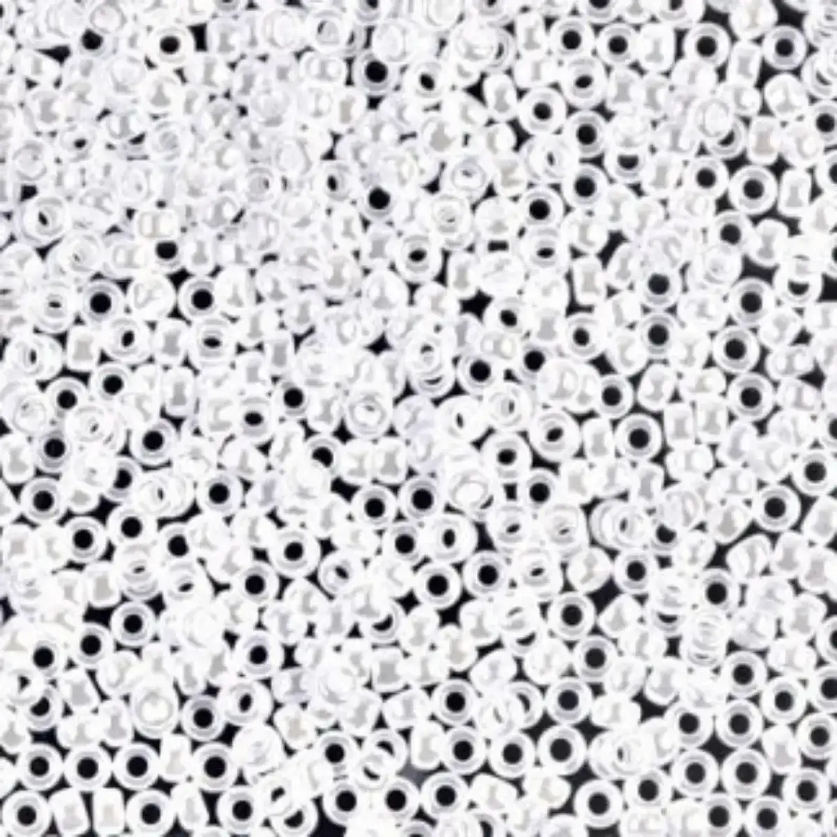Miyuki 11/0 Seed Beads, 11-0528, White Pearl Ceylon, 10g