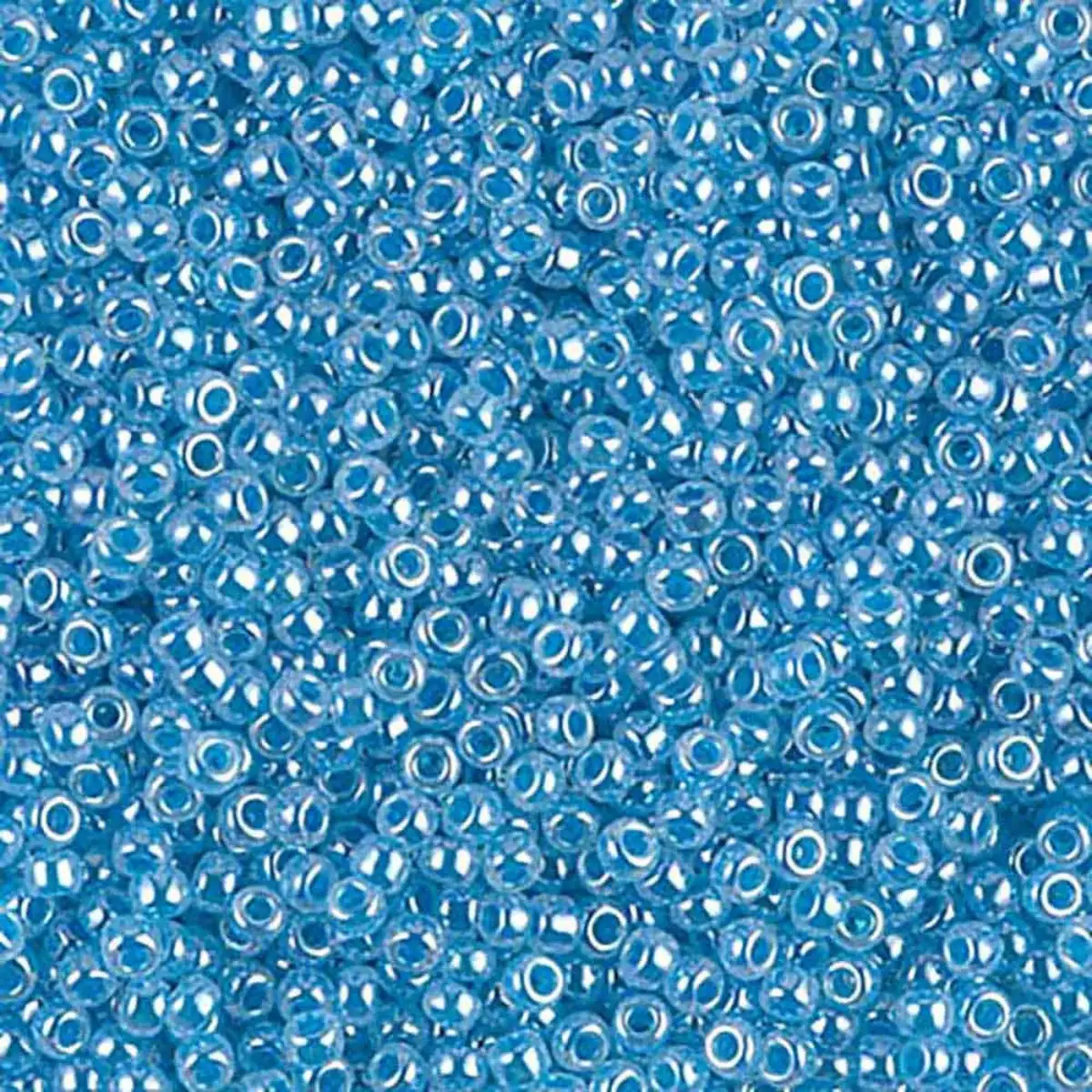 Miyuki 11/0 Seed Beads, 11-0537, Aqua Ceylon, 10g