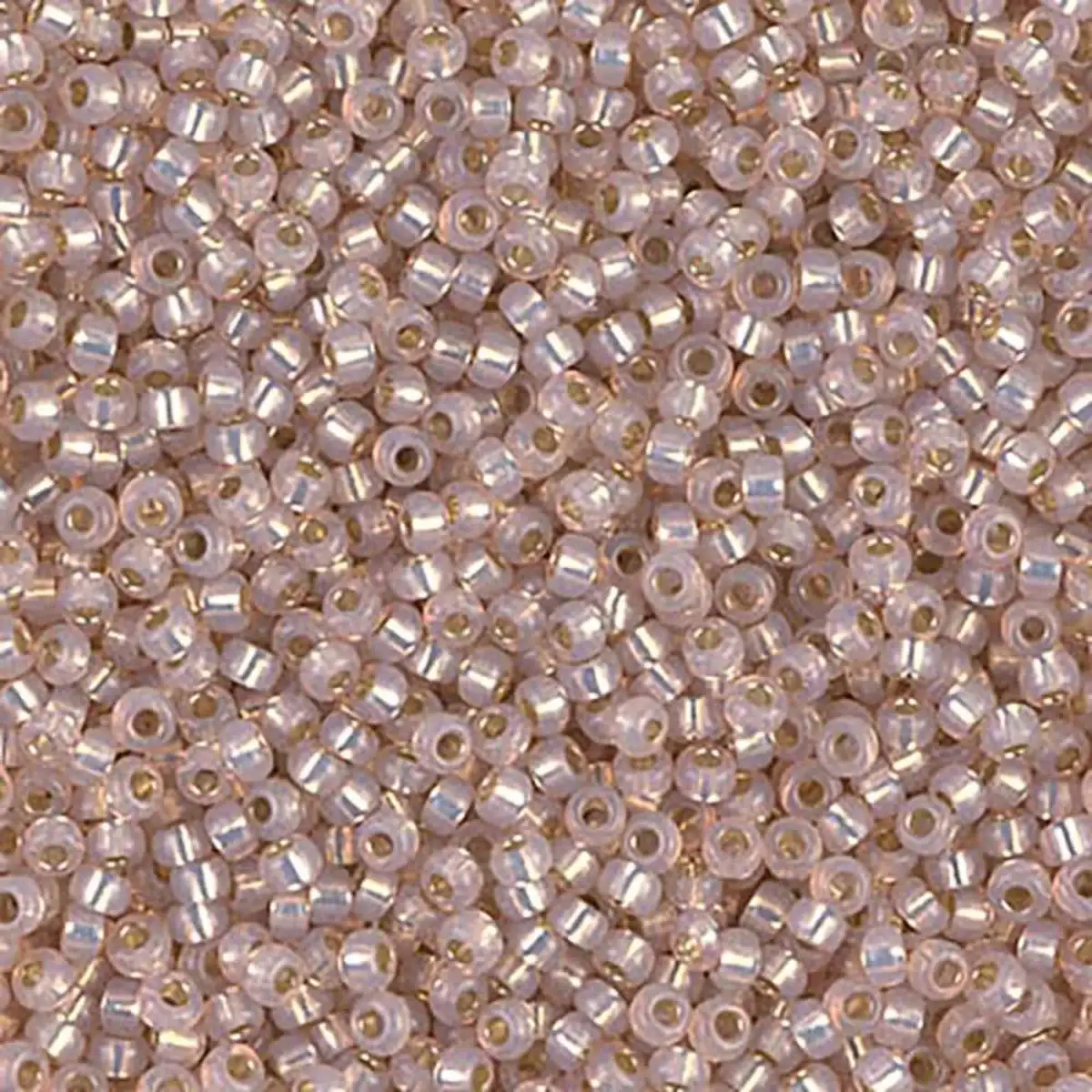 Miyuki 11/0 Seed Beads, 11-0579, Silver Lined Smoky Light Rose, 10g