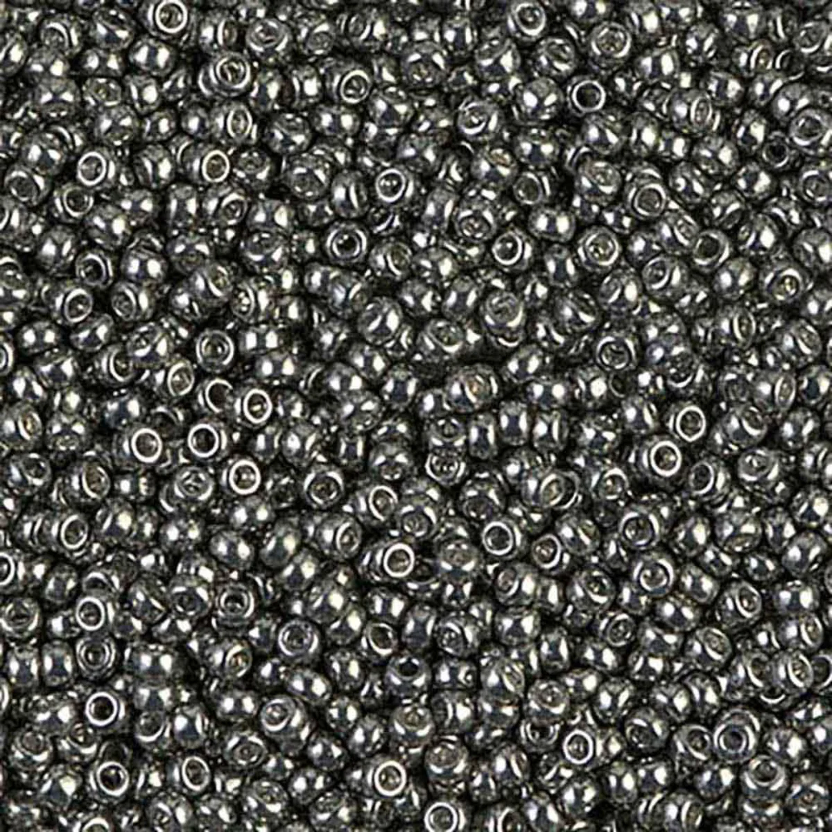 Miyuki 11/0 Seed Beads, 11-1087, Galvanized Dark Steel, 10g