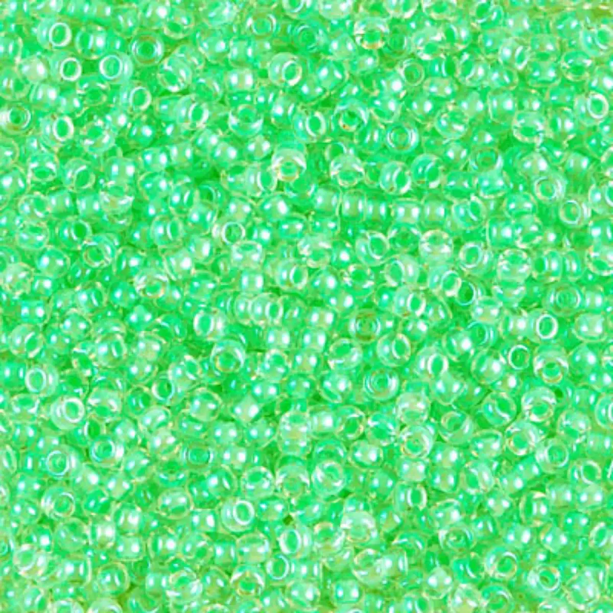 Miyuki 11/0 Seed Beads, 11-1120, Luminous Mint Green, 10g