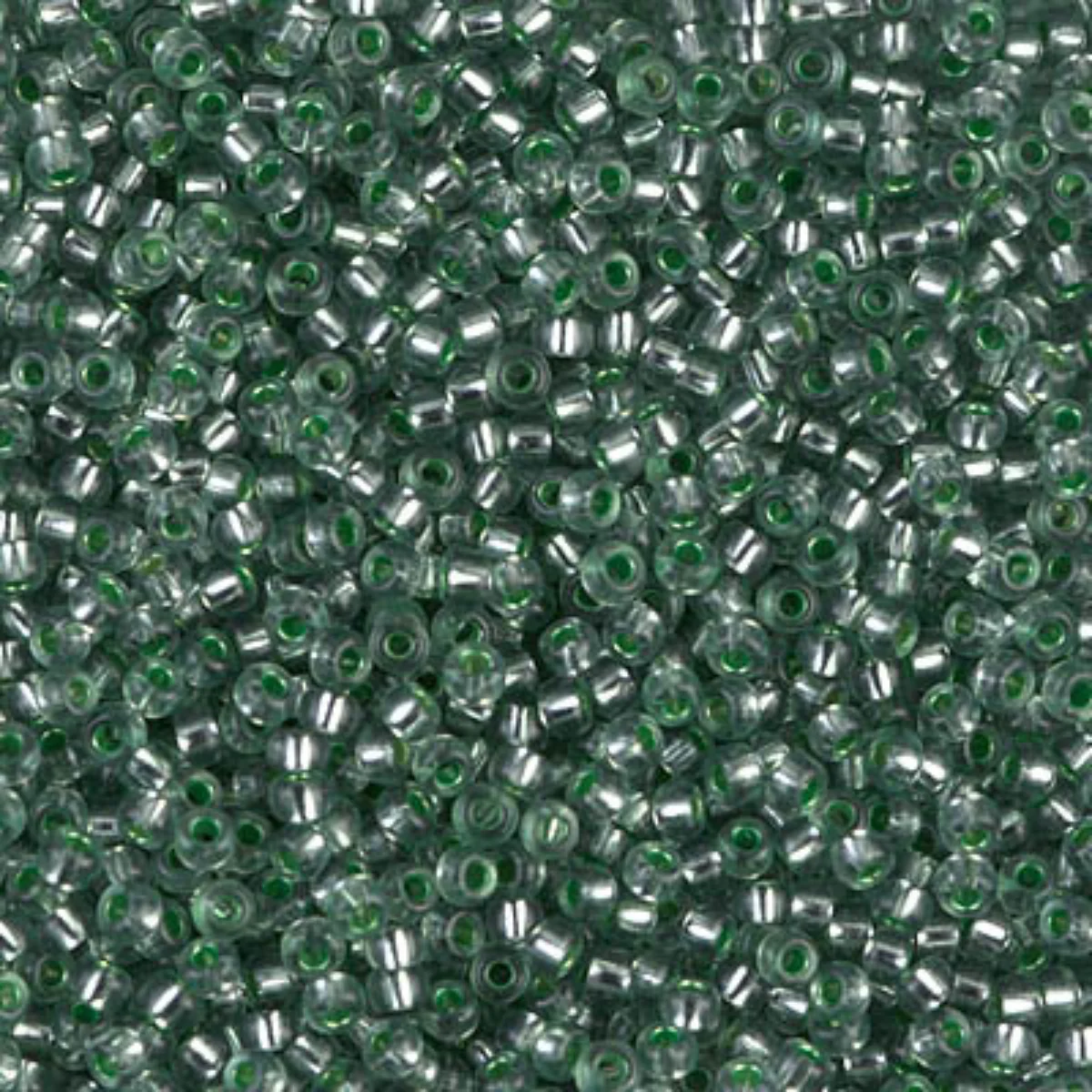 Miyuki 11/0 Seed Beads, 11-1456, Silver Lined Lichen, 10g