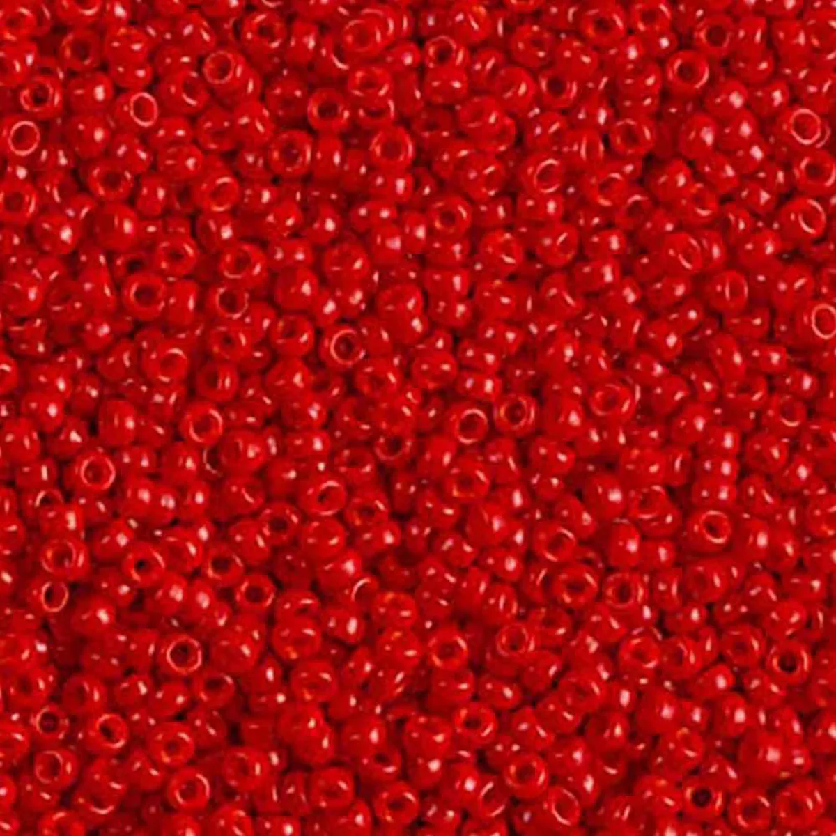 Miyuki 11/0 Seed Beads, 11-1684, Opaque Red, 10g