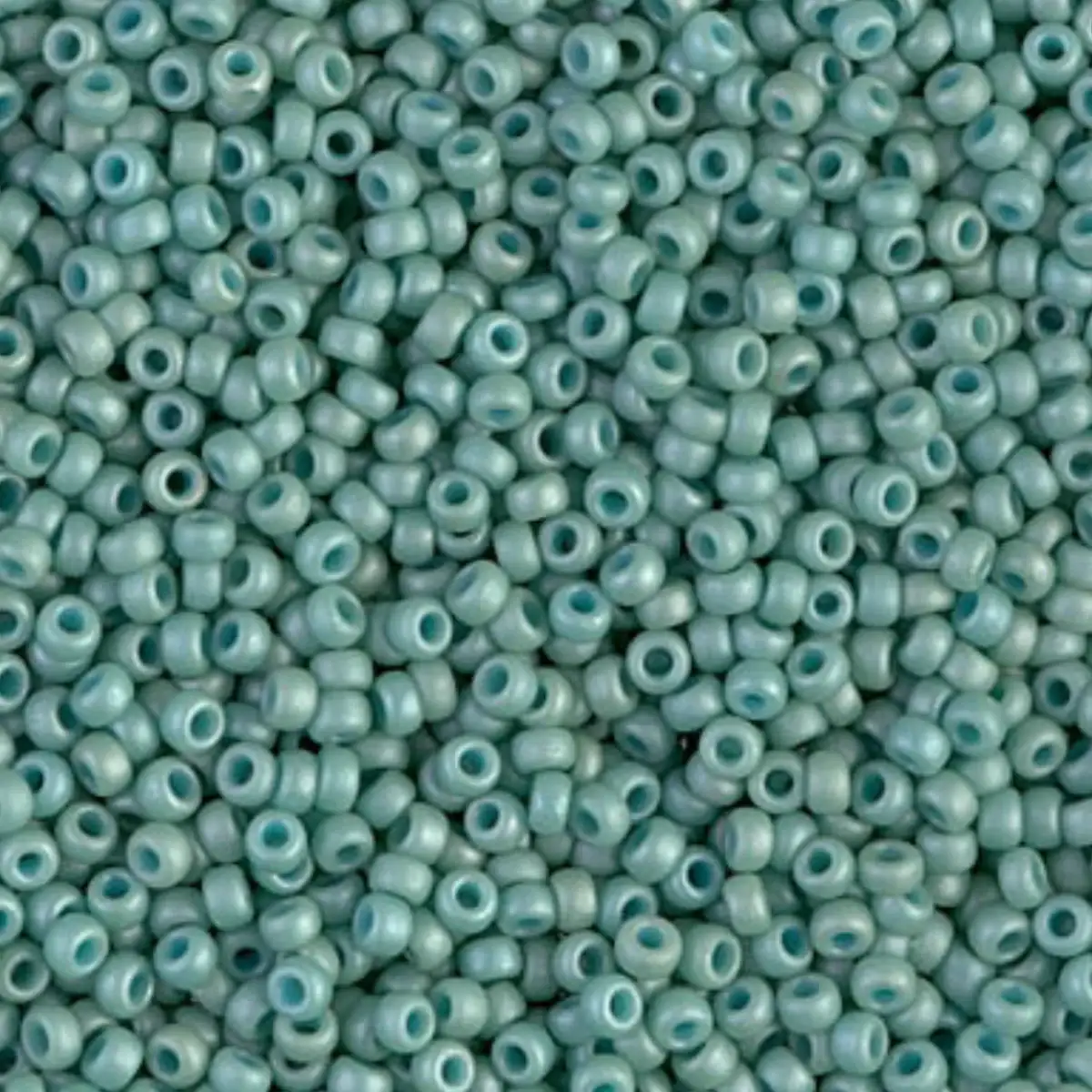 Miyuki 11/0 Seed Beads, 11-2028, Matte Seafoam Luster, 10g