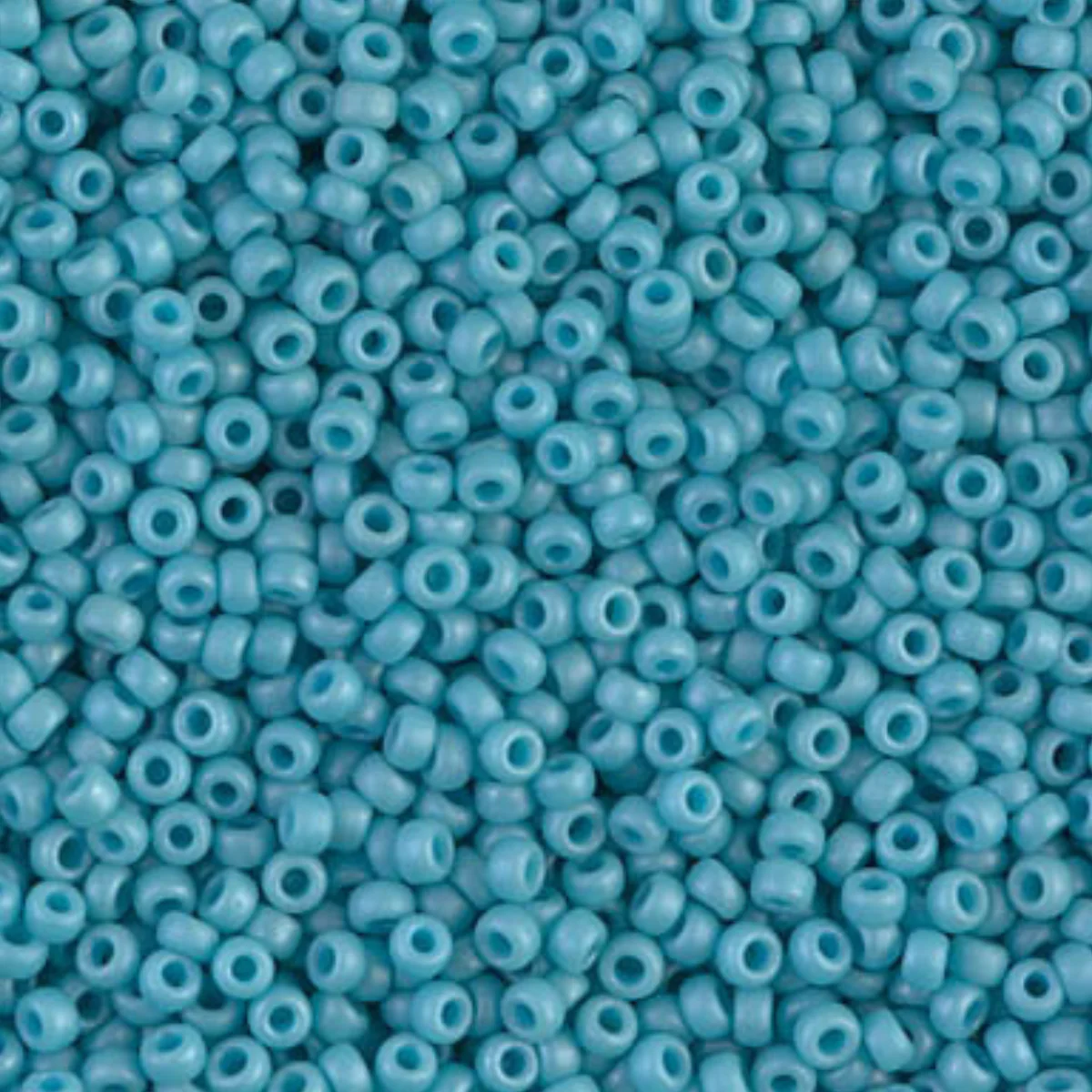 Miyuki 11/0 Seed Beads, 11-2029, Matte Fancy Frosted Pale Seafoam Blue, 10g