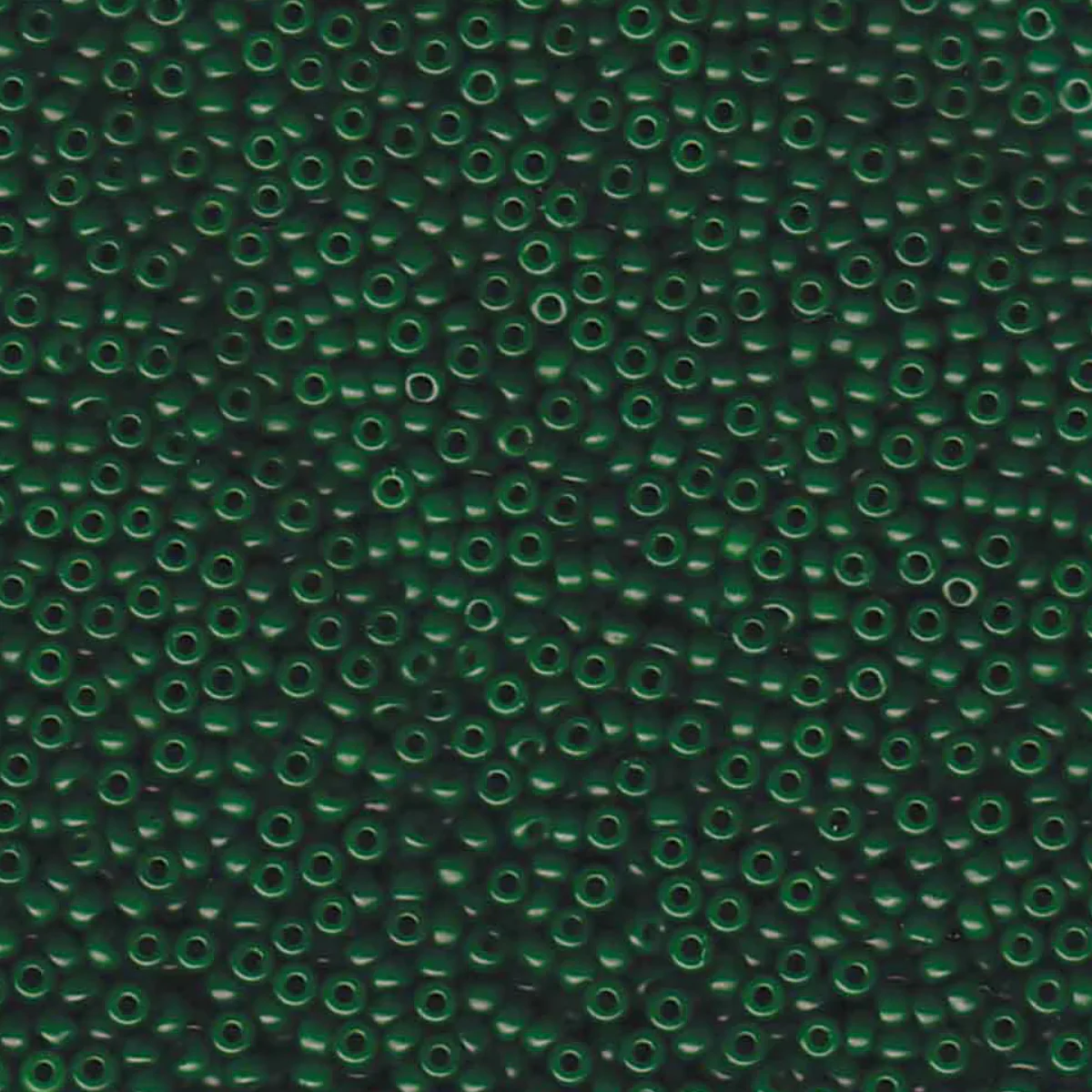 Miyuki 11/0 Seed Beads, 11-2048, Special Dyed Hunter Green, 10g
