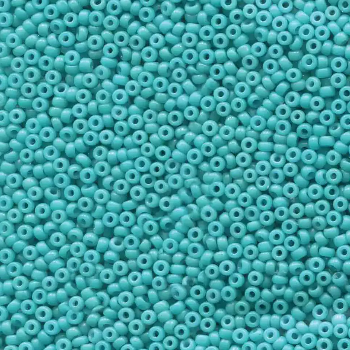 Miyuki 11/0 Seed Beads, 11-2050, Special Dyed Bright Turquoise, 10g