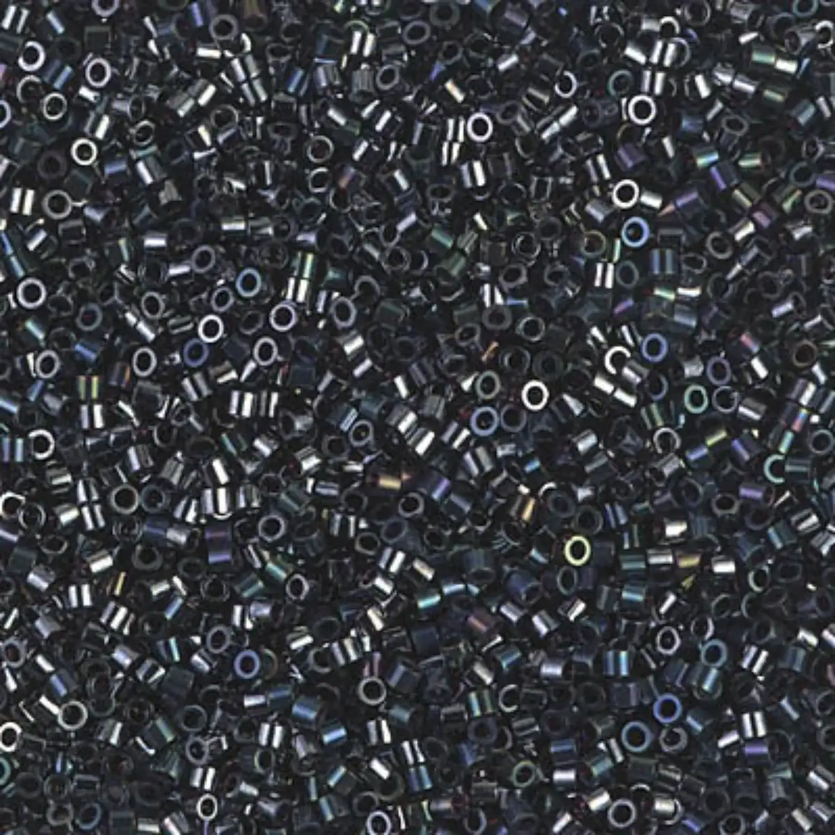 Miyuki 15/0 Delica beads, DBS-0001, Gunmetal, 7 grams