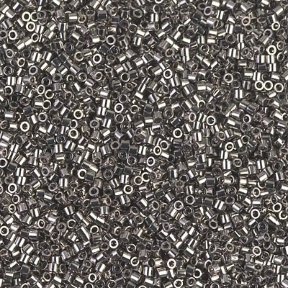 Miyuki 15/0 Delica beads, DBS-0021, Steel, 7 grams