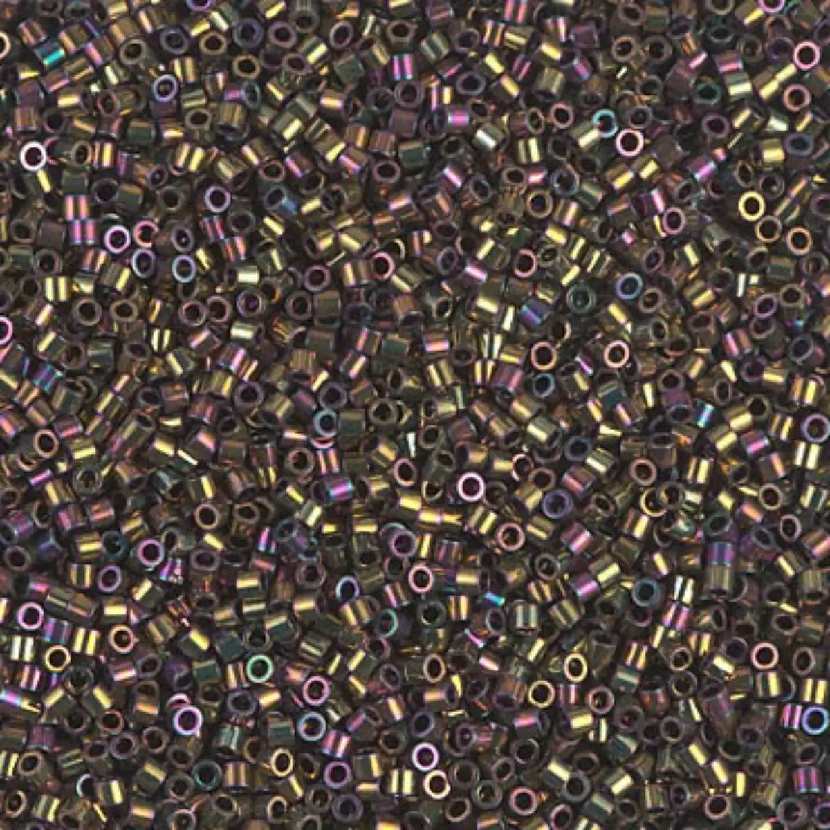 Miyuki 15/0 Delica beads, DBS-0023, Metallic Light Bronze Iris, 7 grams