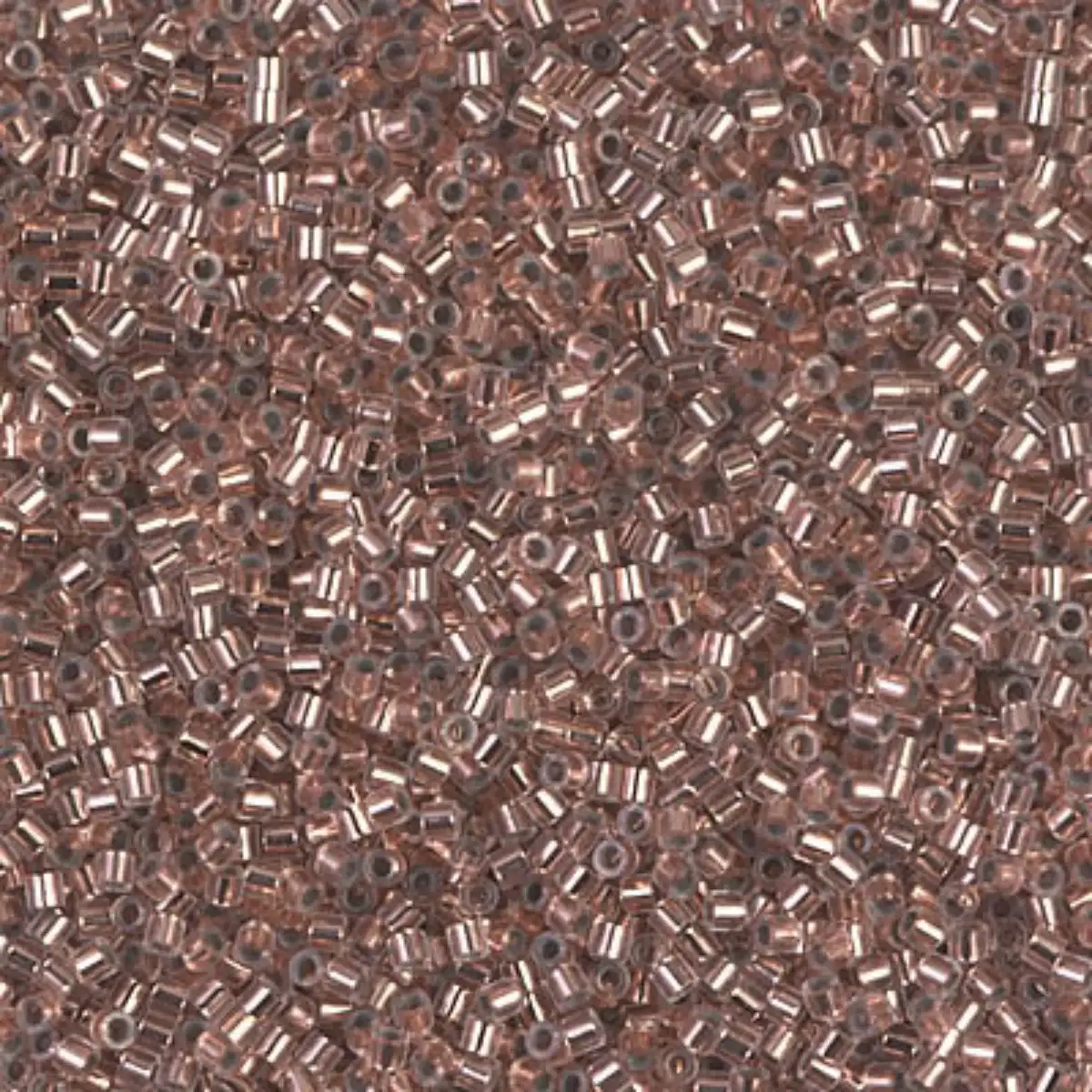 Miyuki 15/0 Delica beads, DBS-0037, Copper Lined Crystal, 7 grams