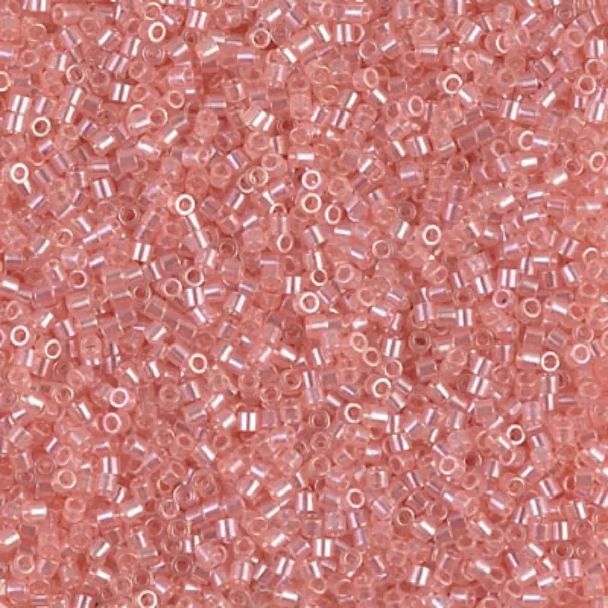 Miyuki 15/0 Delica beads, DBS-0106, Transparent Pink Luster, 7 grams