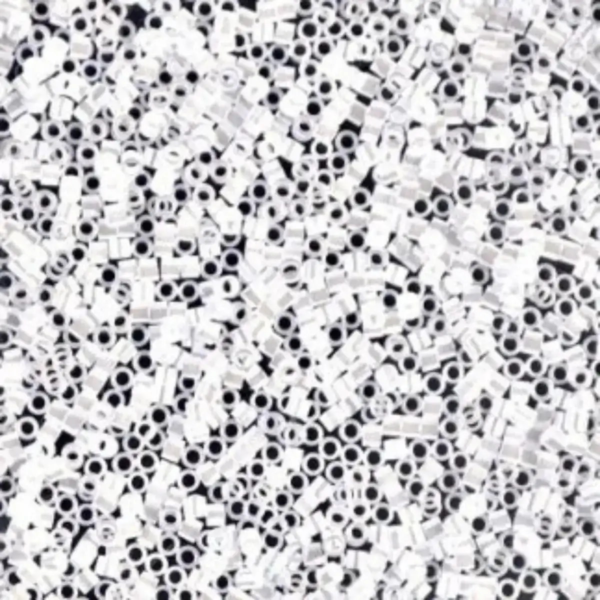 Miyuki 15/0 Delica Beads, DBS-0201, White Pearl, 7 grams