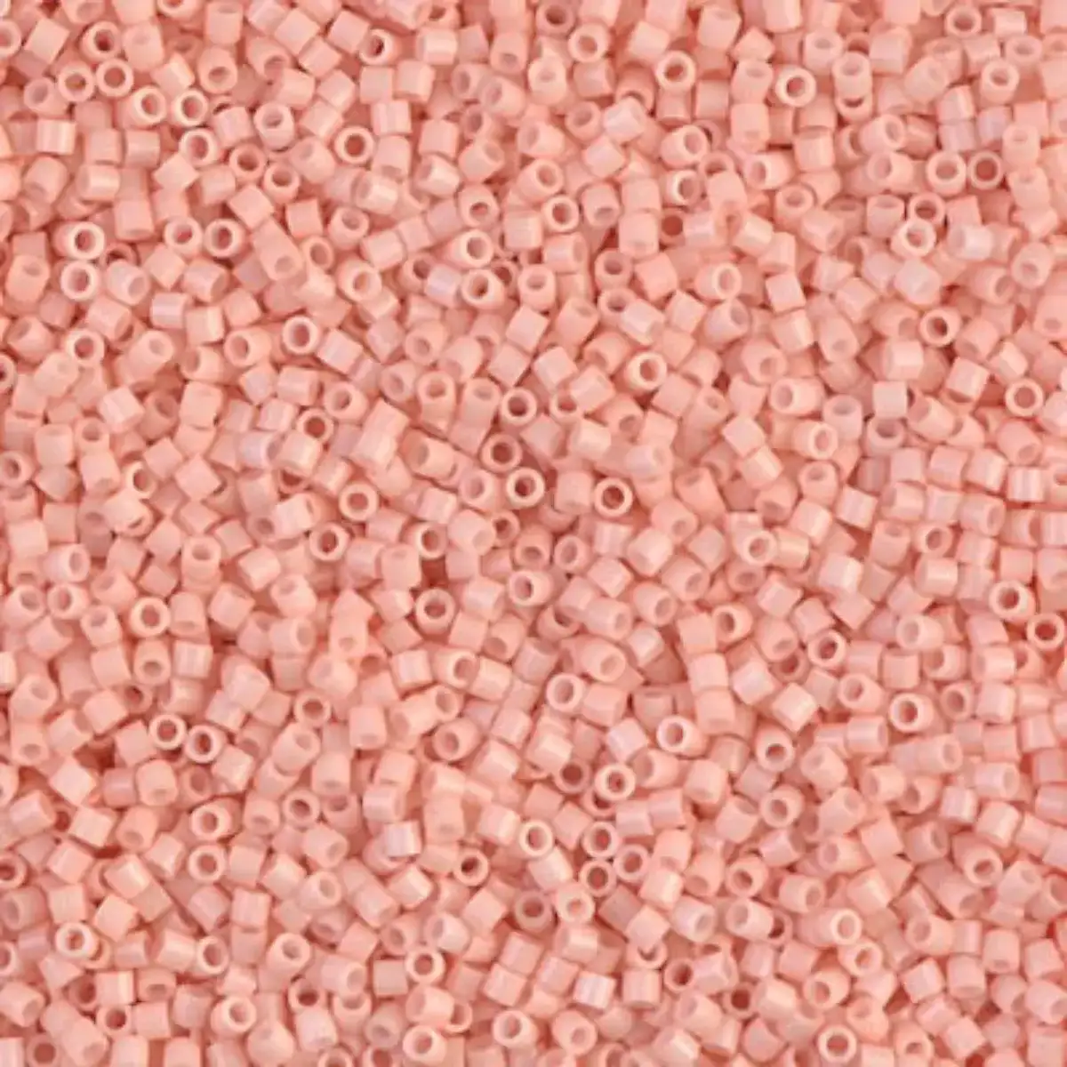 Miyuki 15/0 Delica Beads, DBS-0206, Opaque Salmon, 7 grams