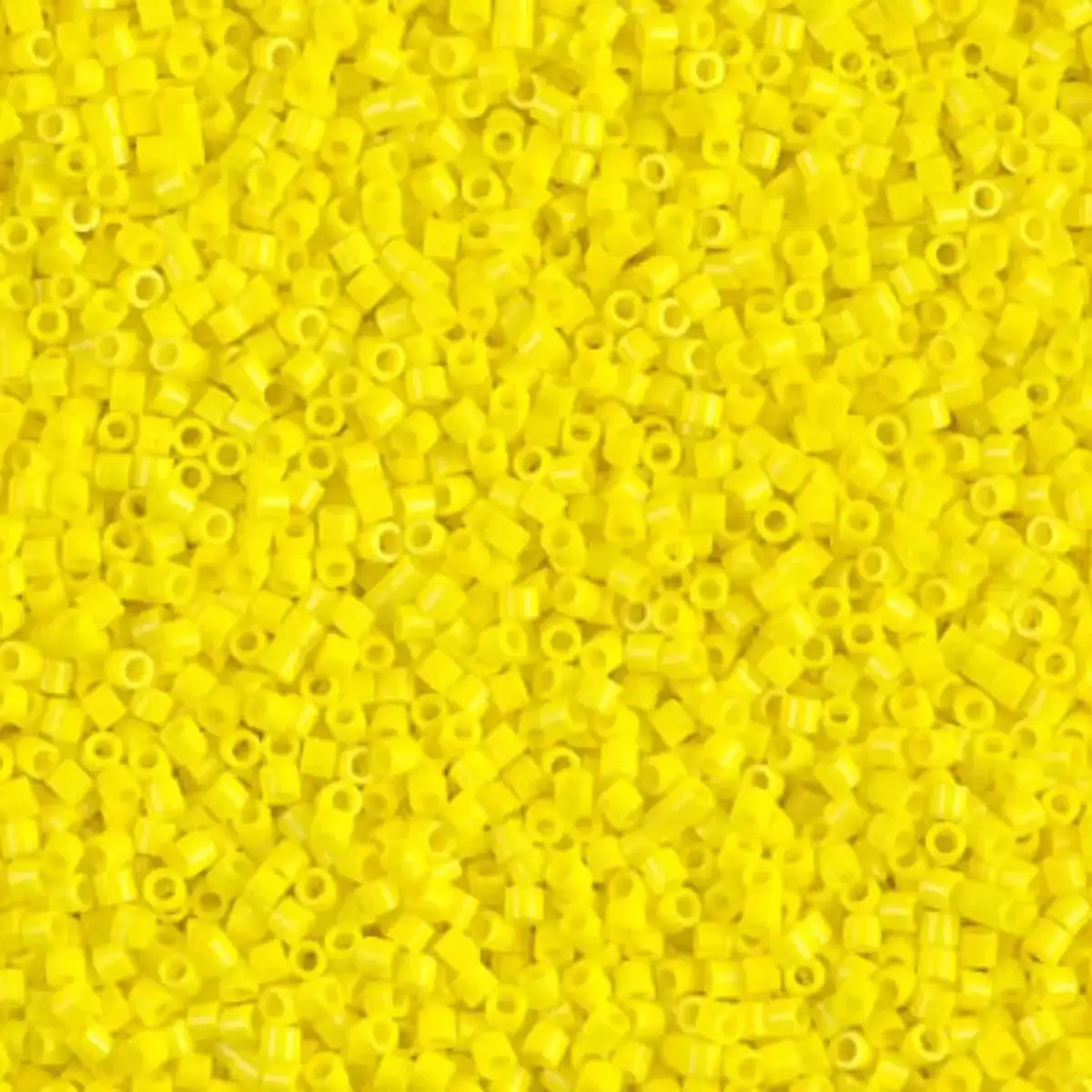 Miyuki 15/0 Delica Beads, DBS-0721, Opaque Yellow, 7 grams