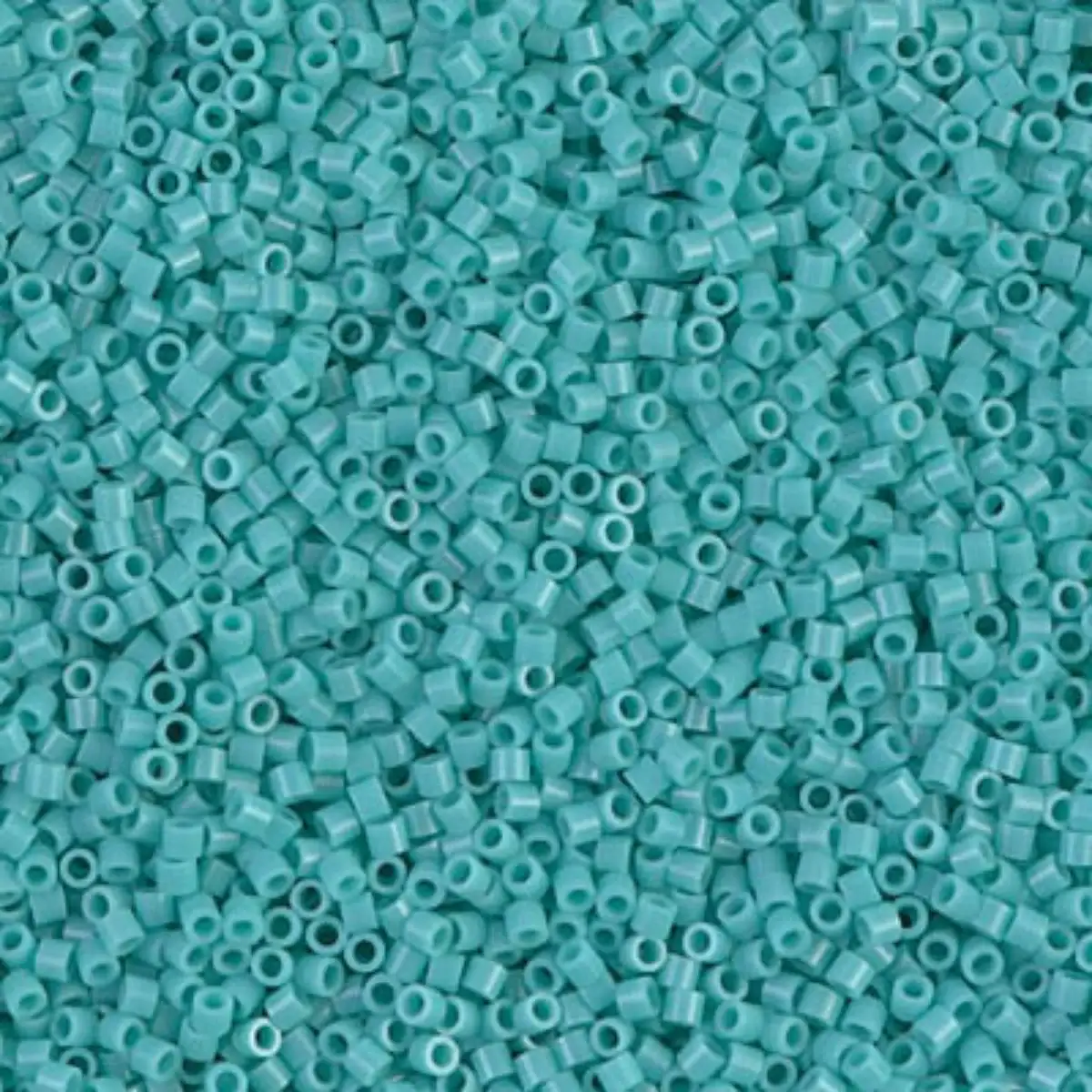 Miyuki 15/0 Delica Beads, DBS-0729, Opaque Turquoise Green, 7 grams