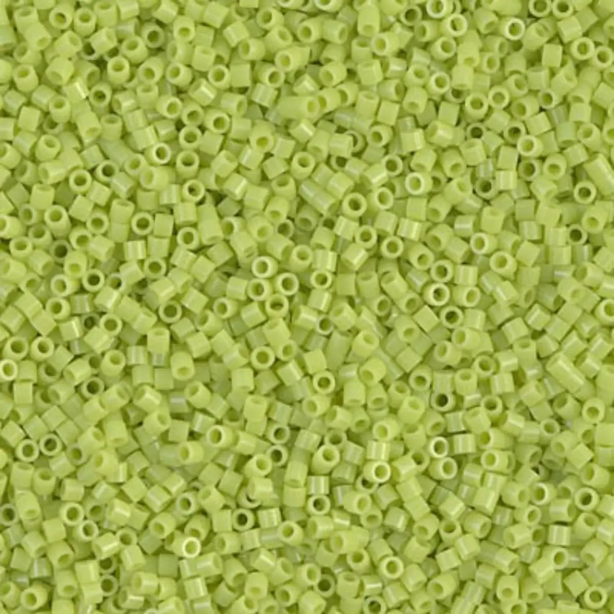 Miyuki 15/0 Delica Beads, DBS-0733, Opaque Chartreuse, 7 grams