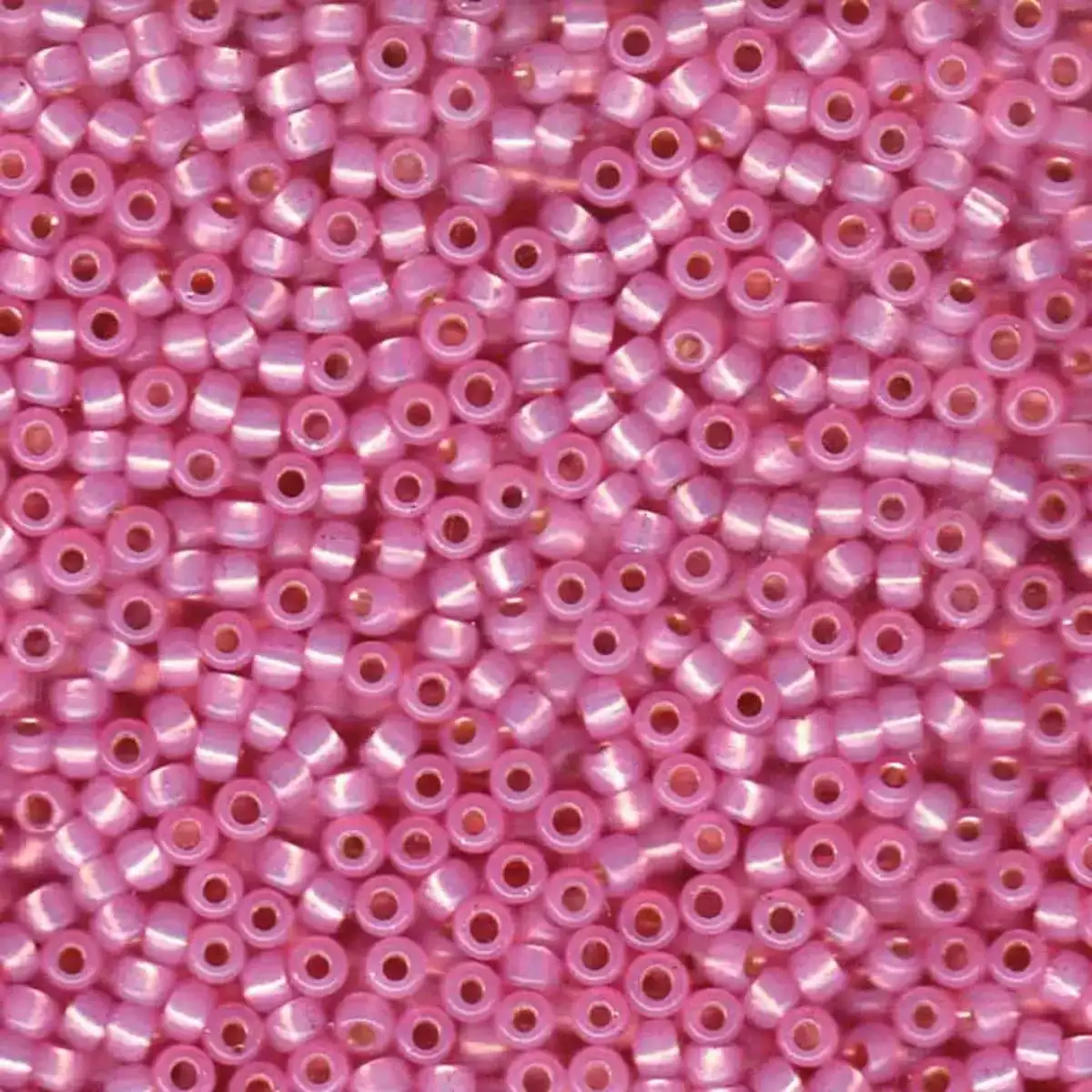 Miyuki 8/0 Seed Beads, 8-0555, Pale Pink Silver Lined Alabaster, 10g